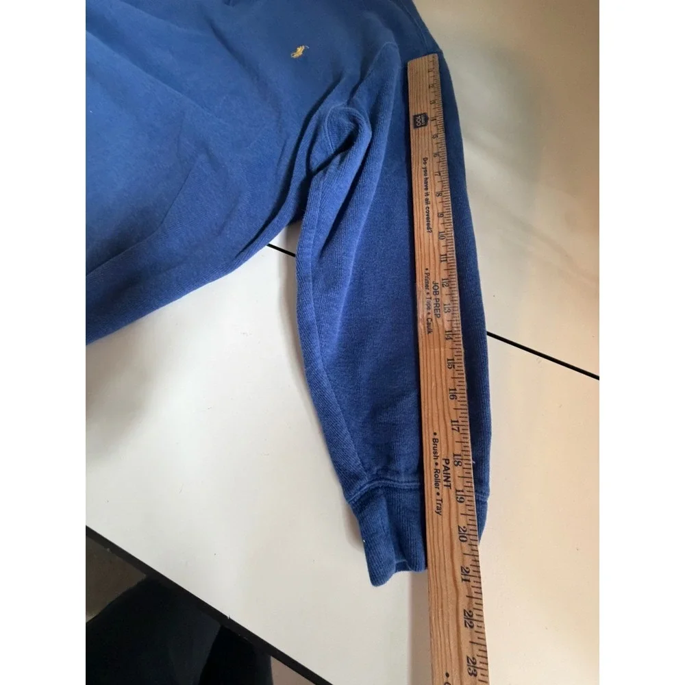 Polo Ralph Lauren Blue Quarter Zip Pullover Cotton Big & Tall 2XB